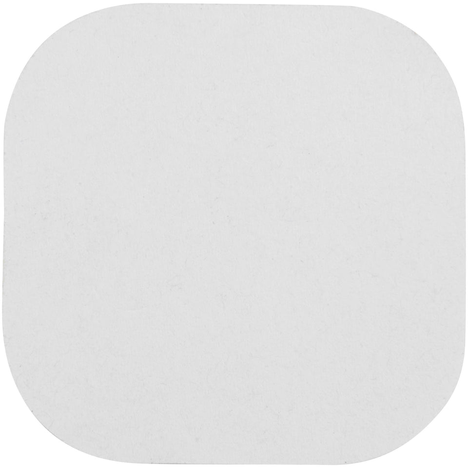 Foglietti adesivi in carta riciclata quadrati con angoli arrotondati Sticky-Mate® personalizzato con logo - Pubblienne