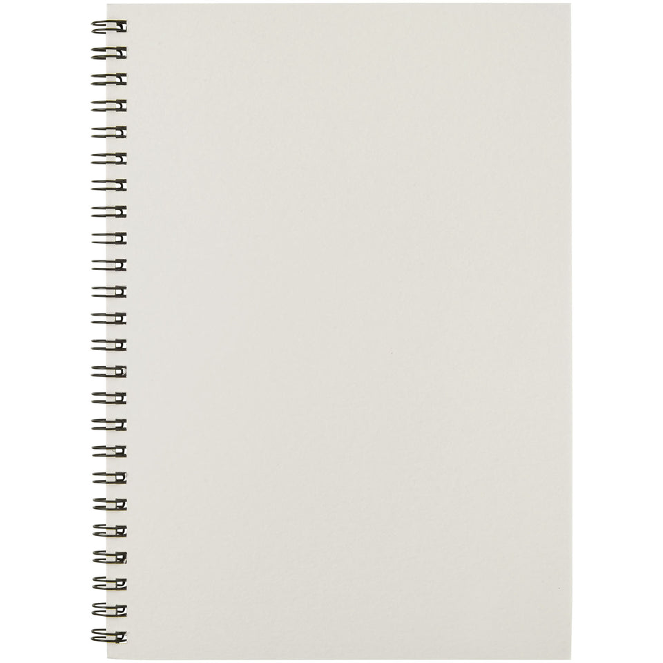 Blocco note A5 colorato con spirale Desk-Mate® personalizzato con logo - Pubblienne