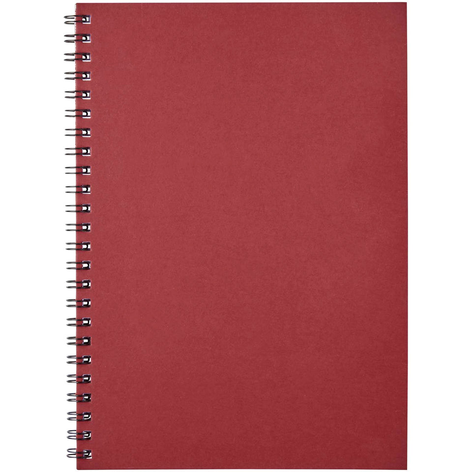 Blocco note A5 colorato con spirale Desk-Mate® personalizzato con logo - Pubblienne