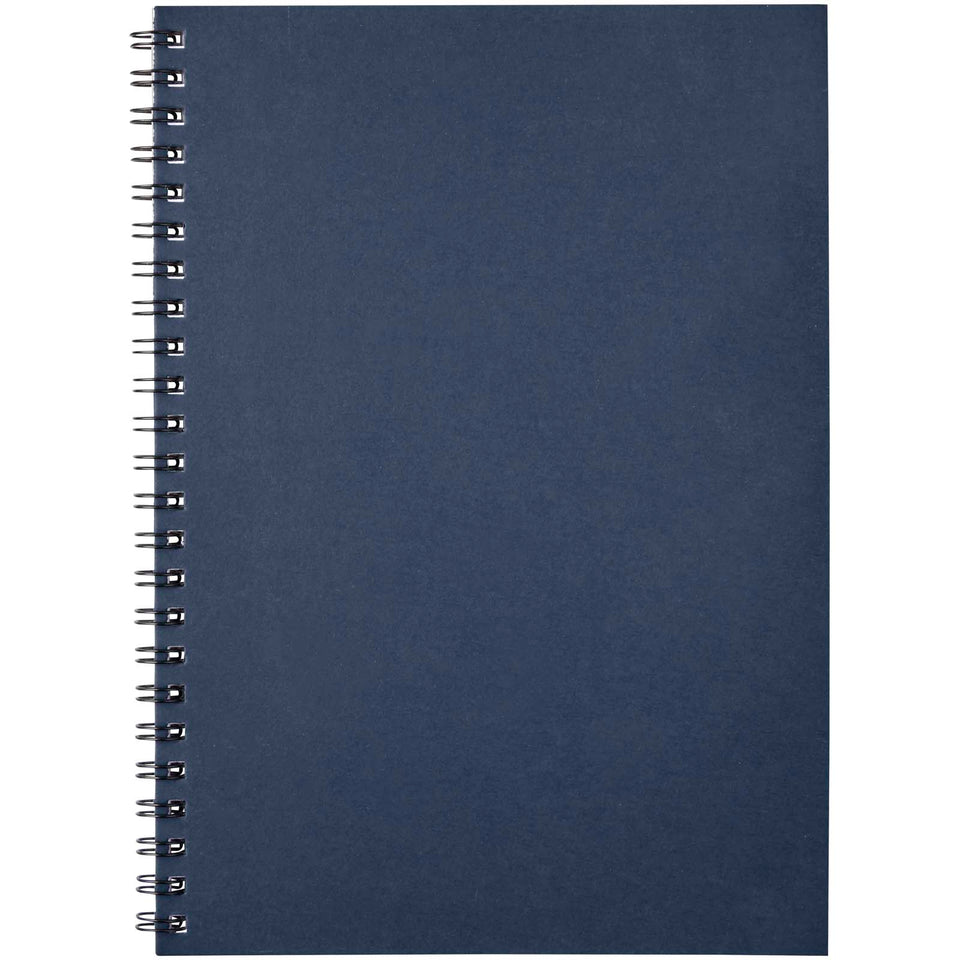 Blocco note A5 colorato con spirale Desk-Mate® personalizzato con logo - Pubblienne