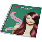 Blocco note A5 colorato con spirale Desk-Mate® personalizzato con logo - Pubblienne