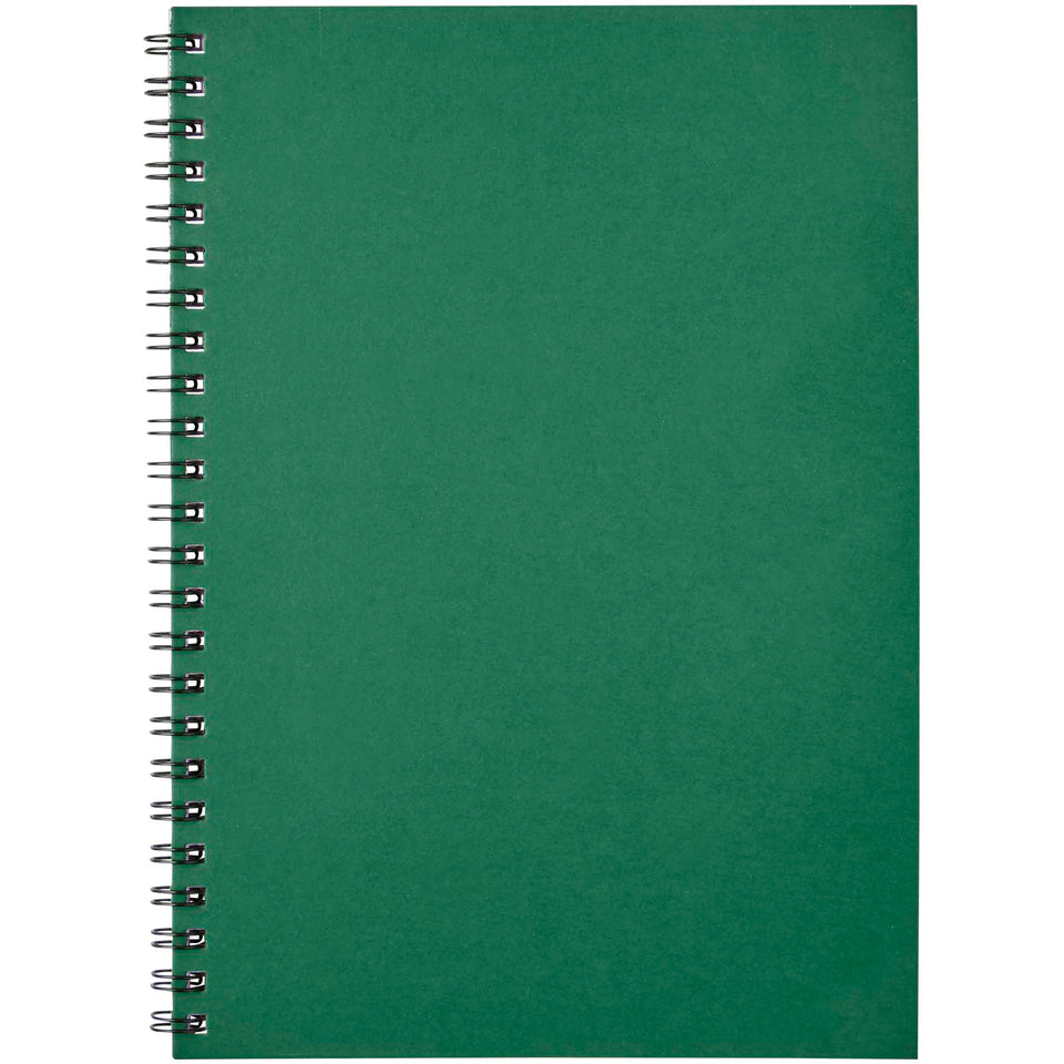 Blocco note A5 colorato con spirale Desk-Mate® personalizzato con logo - Pubblienne