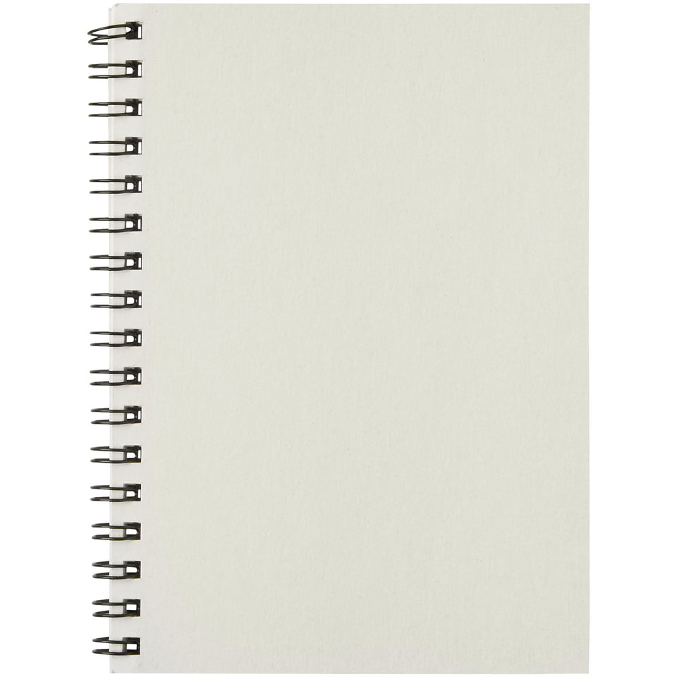 Blocco note A6 colorato con spirale Desk-Mate® personalizzato con logo - Pubblienne