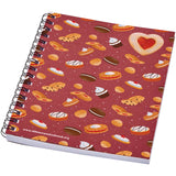 Blocco note A6 colorato con spirale Desk-Mate® personalizzato con logo - Pubblienne