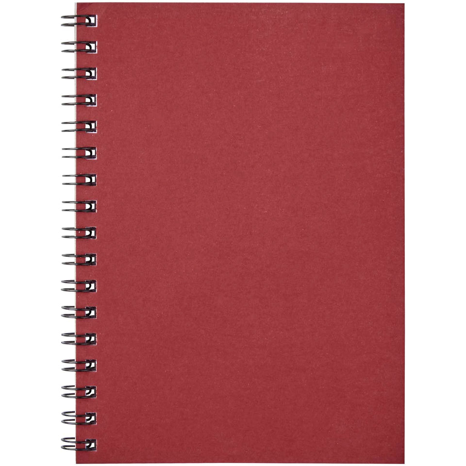 Blocco note A6 colorato con spirale Desk-Mate® personalizzato con logo - Pubblienne
