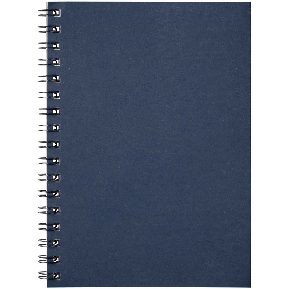 Blocco note A6 colorato con spirale Desk-Mate® personalizzato con logo - Pubblienne