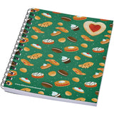 Blocco note A6 colorato con spirale Desk-Mate® personalizzato con logo - Pubblienne