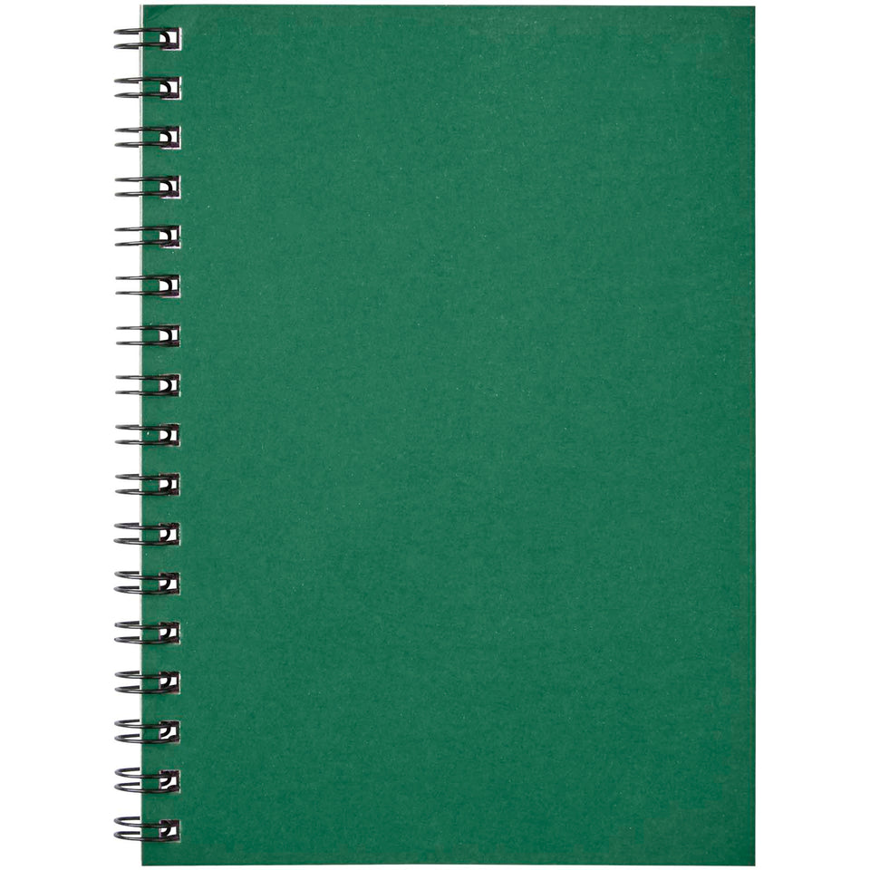 Blocco note A6 colorato con spirale Desk-Mate® personalizzato con logo - Pubblienne
