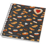 Blocco note A6 colorato con spirale Desk-Mate® personalizzato con logo - Pubblienne