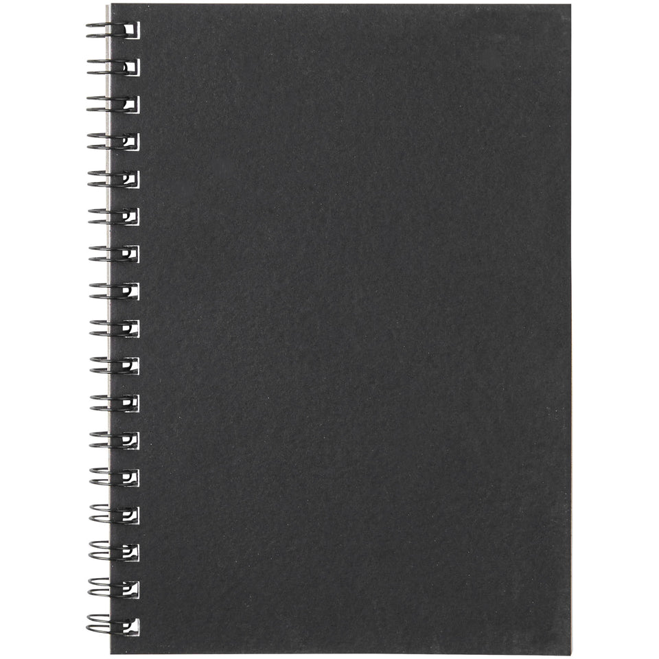 Blocco note A6 colorato con spirale Desk-Mate® personalizzato con logo - Pubblienne