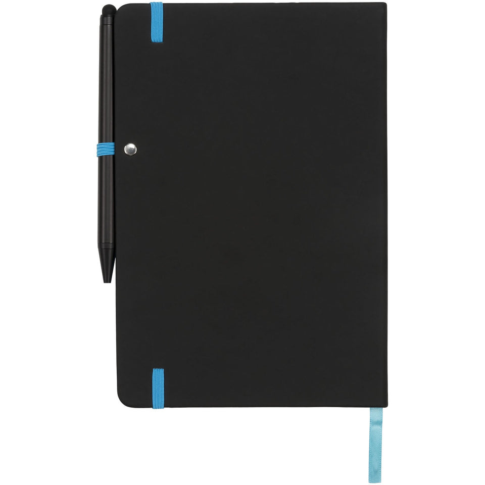 Blocco note medio Noir Edge personalizzato con logo - Pubblienne
