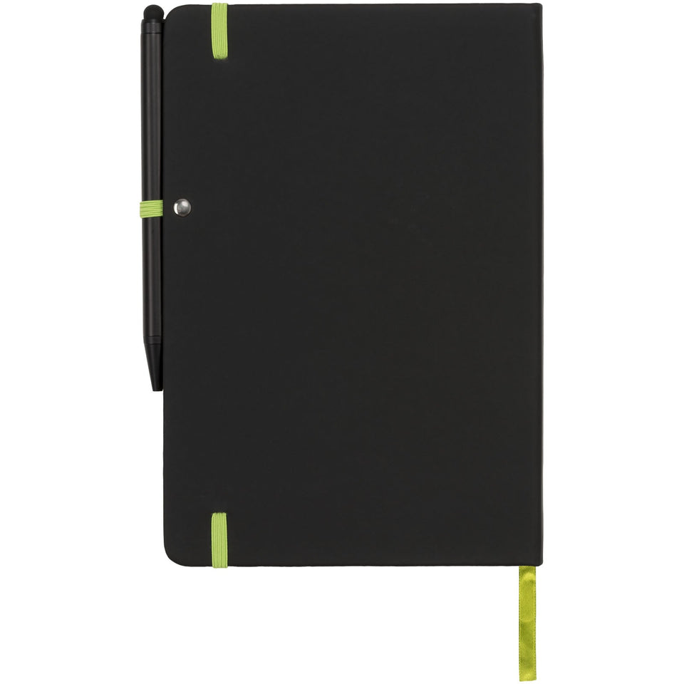 Blocco note medio Noir Edge personalizzato con logo - Pubblienne
