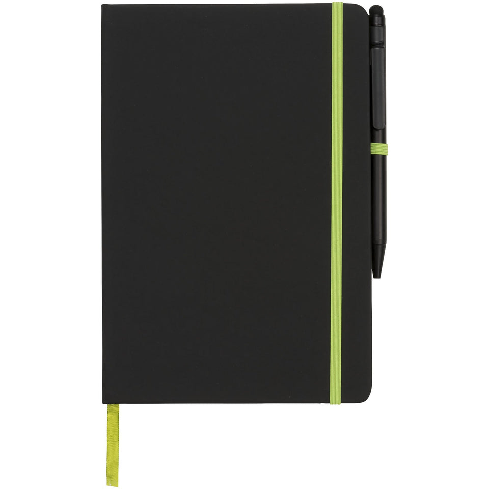 Blocco note medio Noir Edge personalizzato con logo - Pubblienne