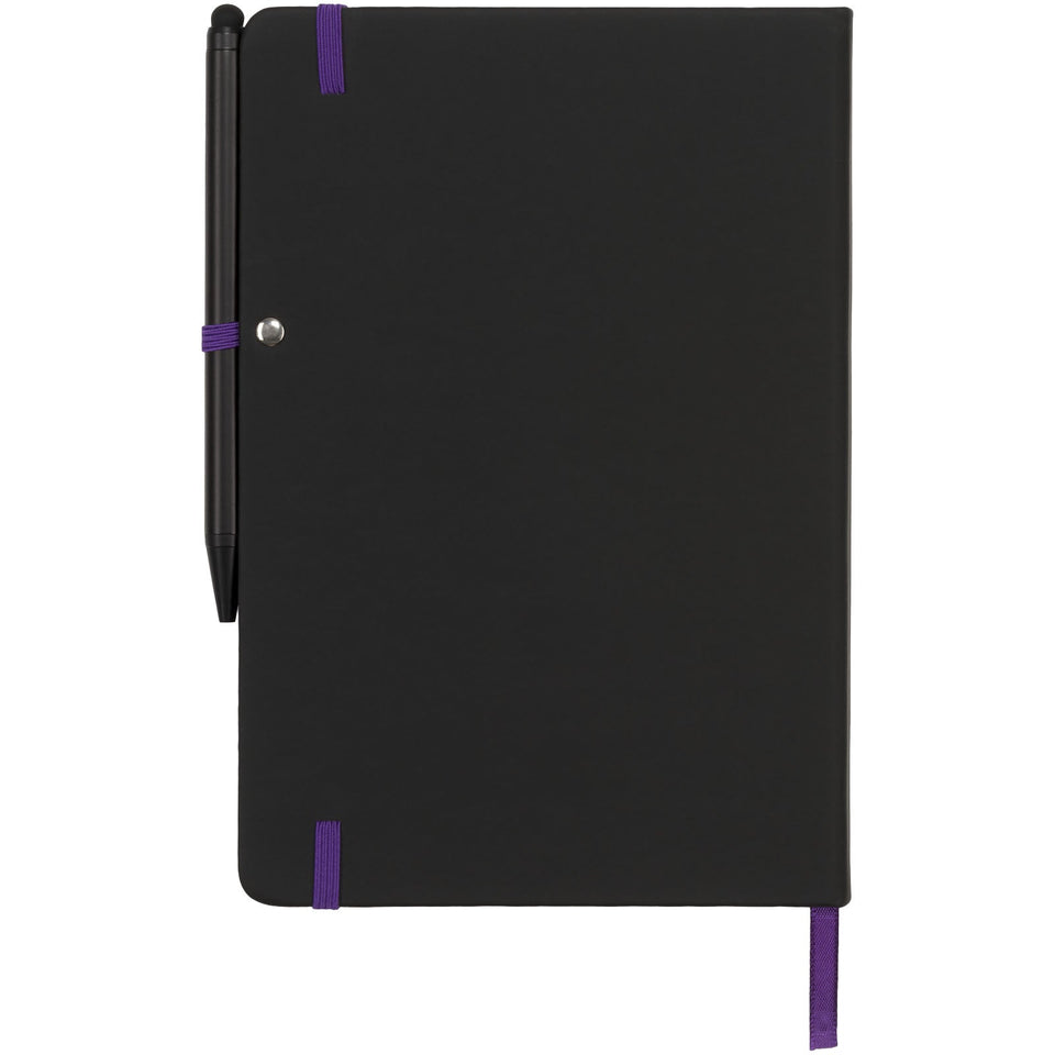 Blocco note medio Noir Edge personalizzato con logo - Pubblienne