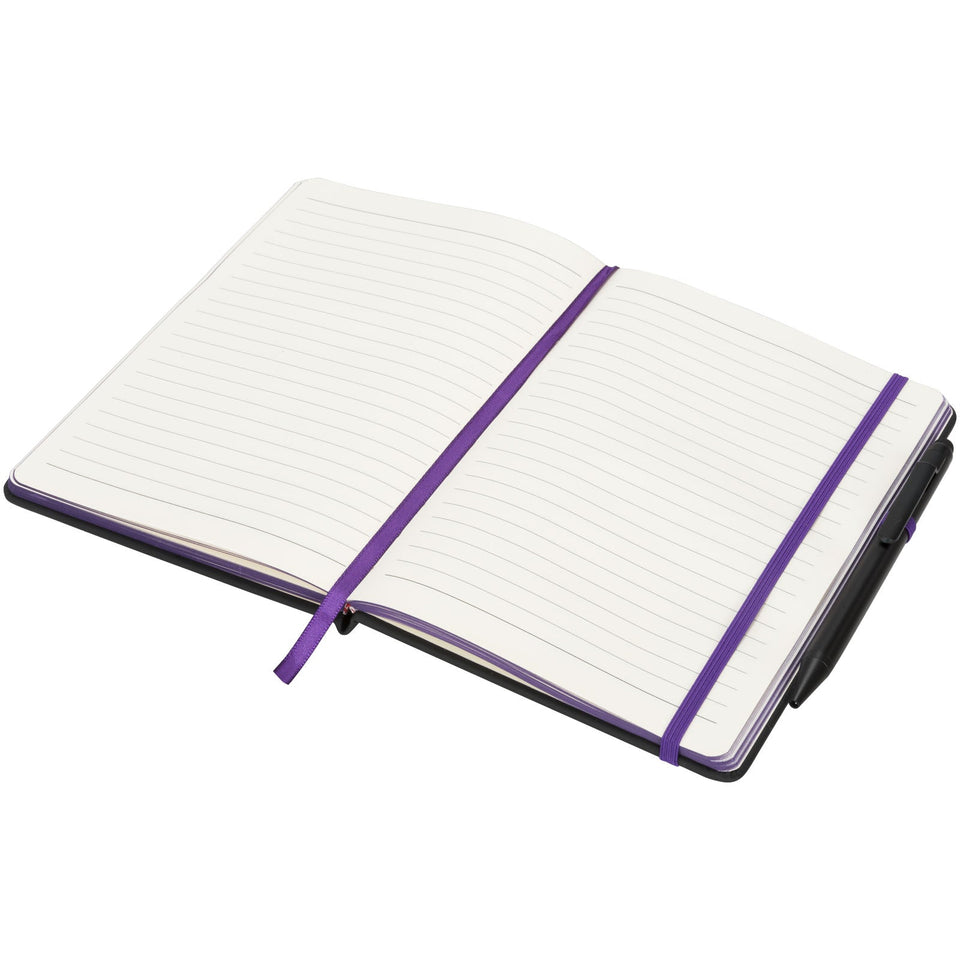 Blocco note medio Noir Edge personalizzato con logo - Pubblienne