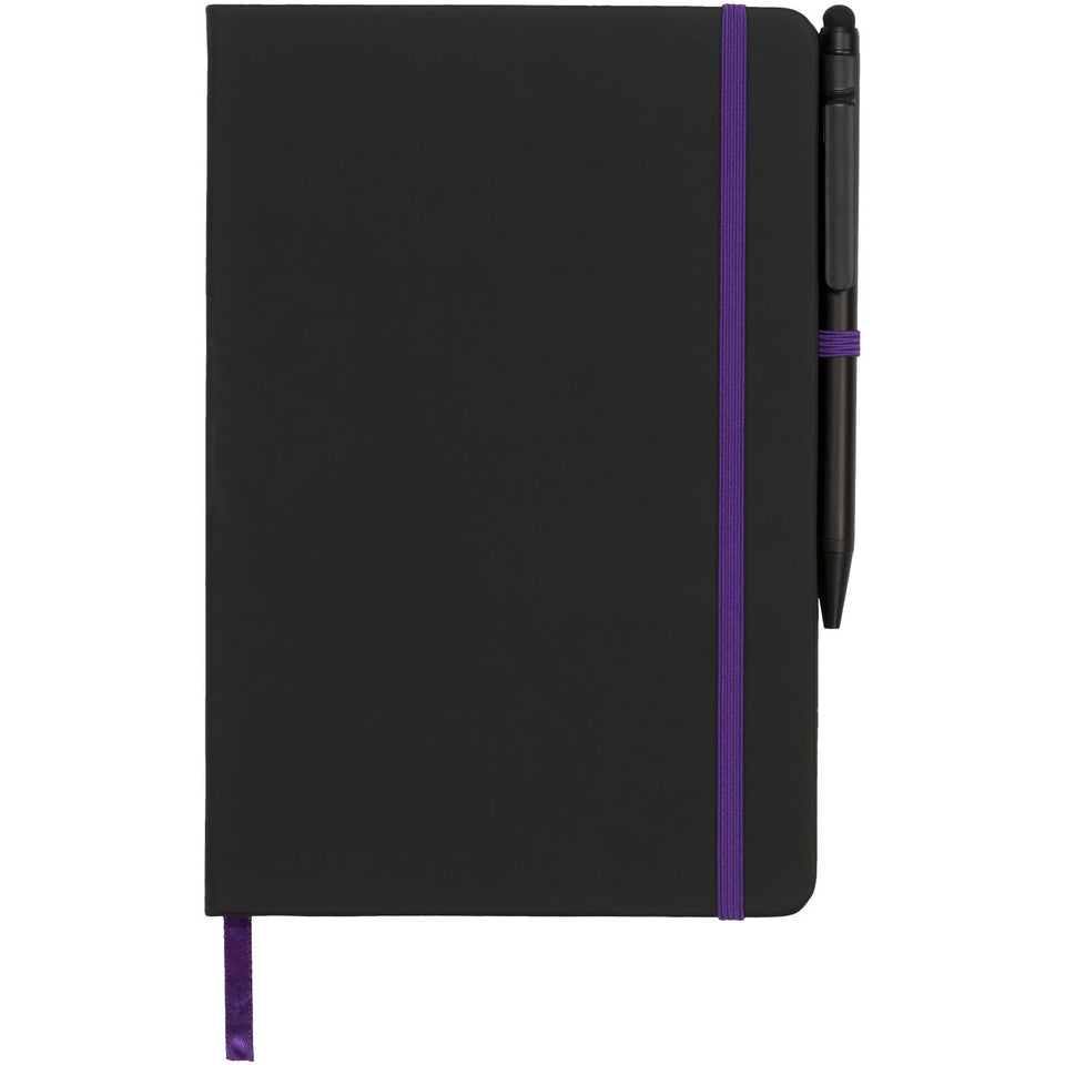 Blocco note medio Noir Edge personalizzato con logo - Pubblienne
