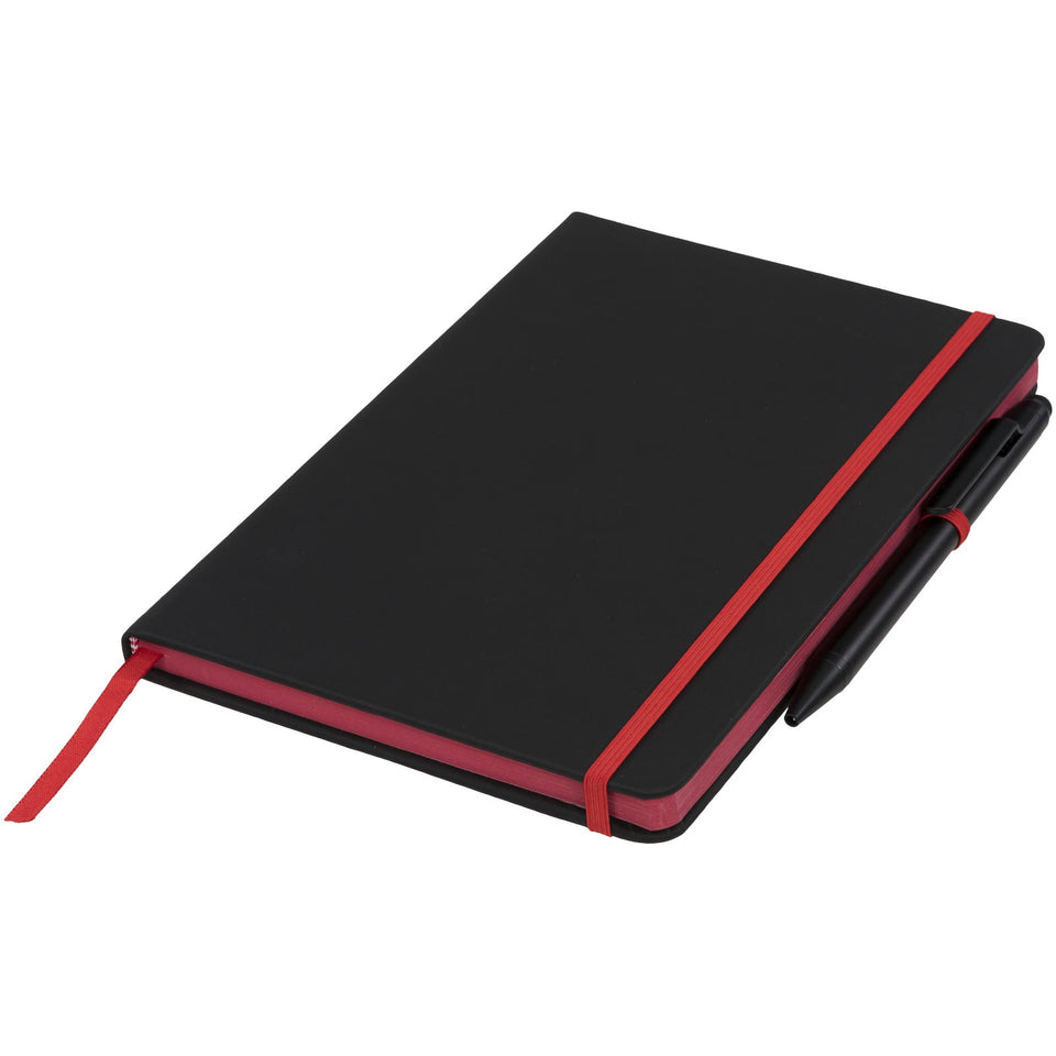 Blocco note medio Noir Edge personalizzato con logo - Pubblienne