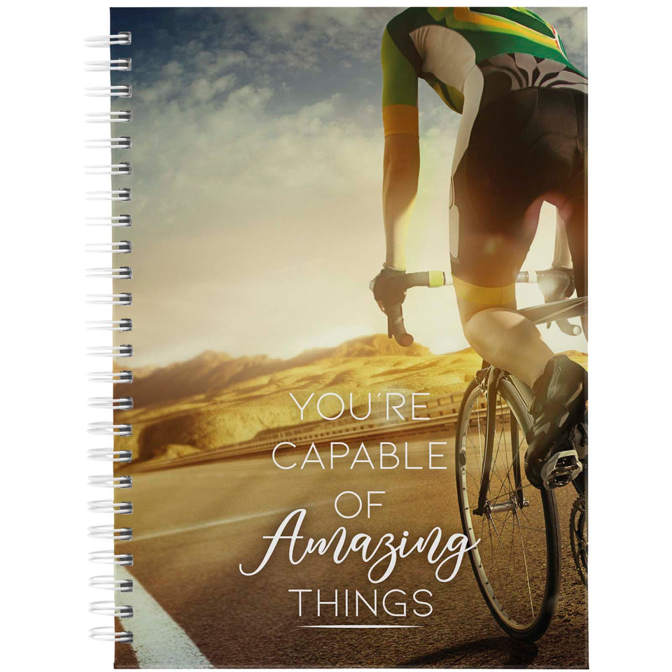 Agenda formato A5 con copertina rigida e senza data Desk-Mate® personalizzato con logo - Pubblienne