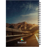 Agenda formato A5 con copertina rigida e senza data Desk-Mate® personalizzato con logo - Pubblienne