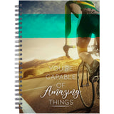 Agenda formato A5 con copertina rigida e senza data Desk-Mate® personalizzato con logo - Pubblienne