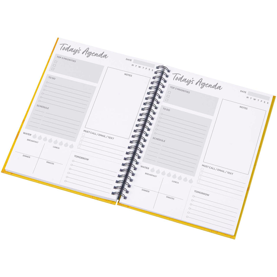 Agenda formato A5 con copertina rigida Desk-Mate® personalizzato con logo - Pubblienne