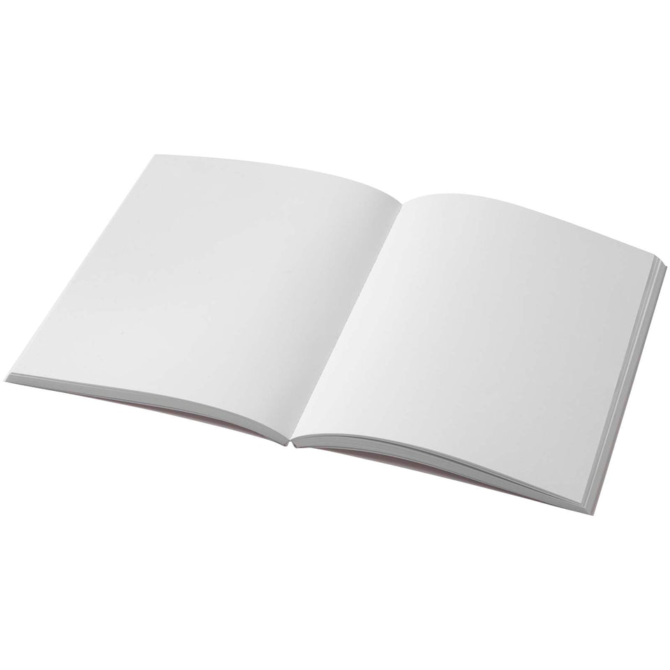 Blocco note formato A5 con copertina morbida riciclata e 100 fogli Novella Austen Colours personalizzato con logo - Pubblienne