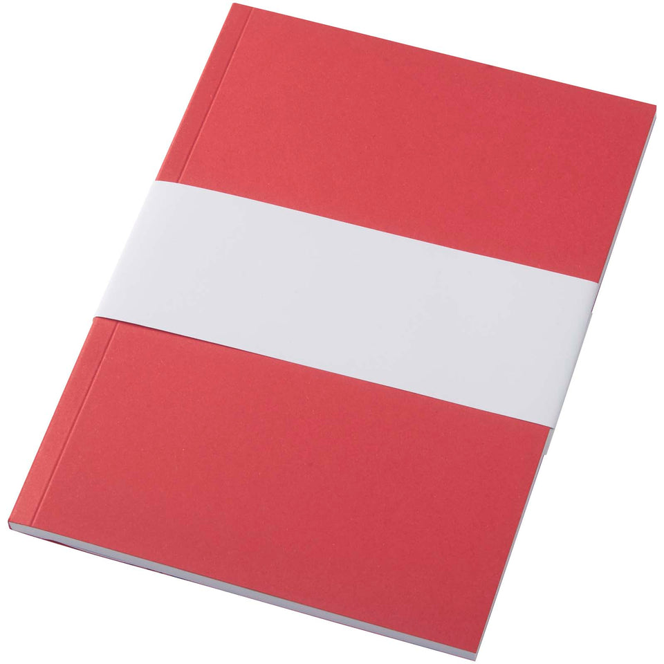 Blocco note formato A5 con copertina morbida riciclata e 50 fogli Novella Austen Colours personalizzato con logo - Pubblienne