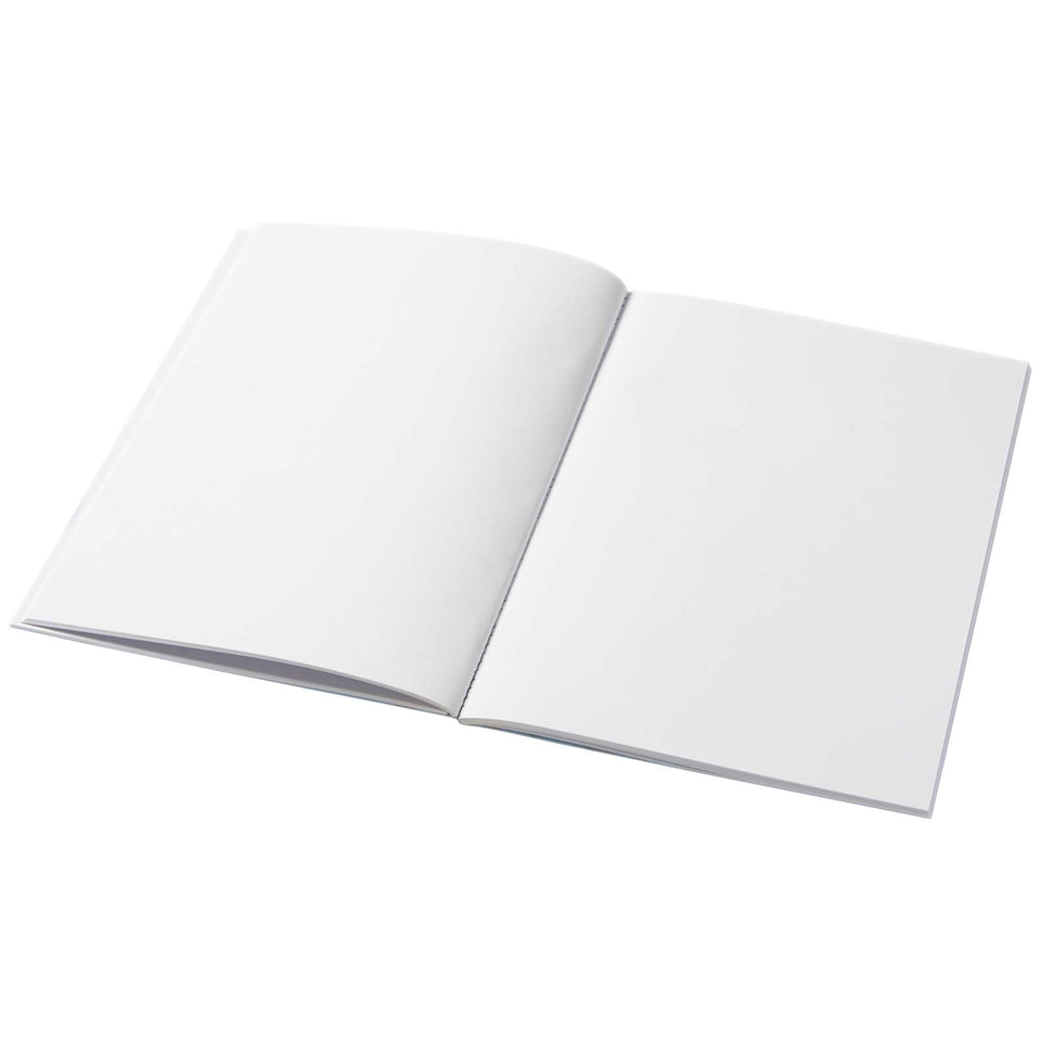 Blocco note formato A5 con copertina morbida riciclata e 50 fogli Novella Austen Colours personalizzato con logo - Pubblienne