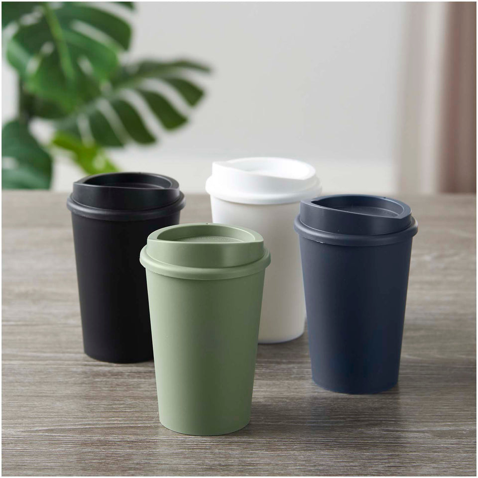 Bicchiere da 300 ml con coperchio Americano® Switch personalizzato con logo - Pubblienne