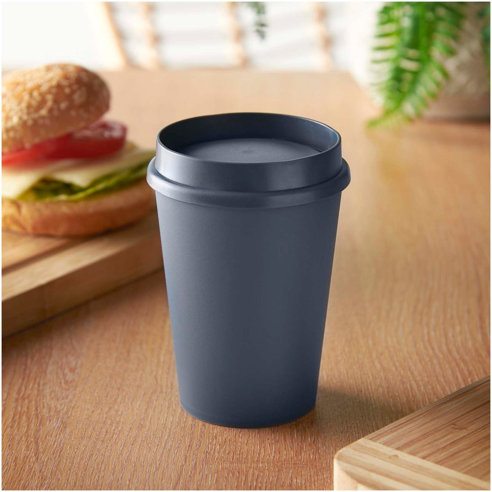 Bicchiere da 300 ml con coperchio a 360° Americano® Switch personalizzato con logo - Pubblienne
