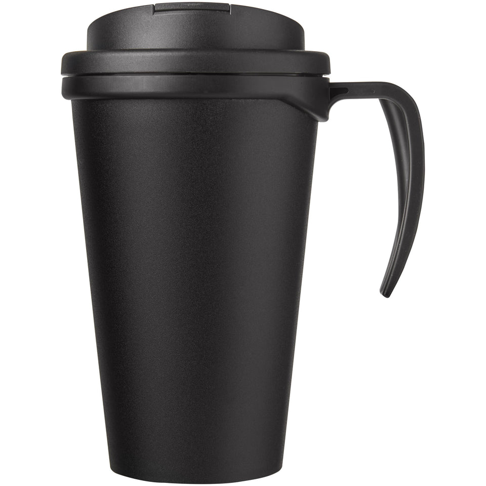 Tazza termica Americano® Grande da 350 ml con coperchio ermetico personalizzato con logo - Pubblienne