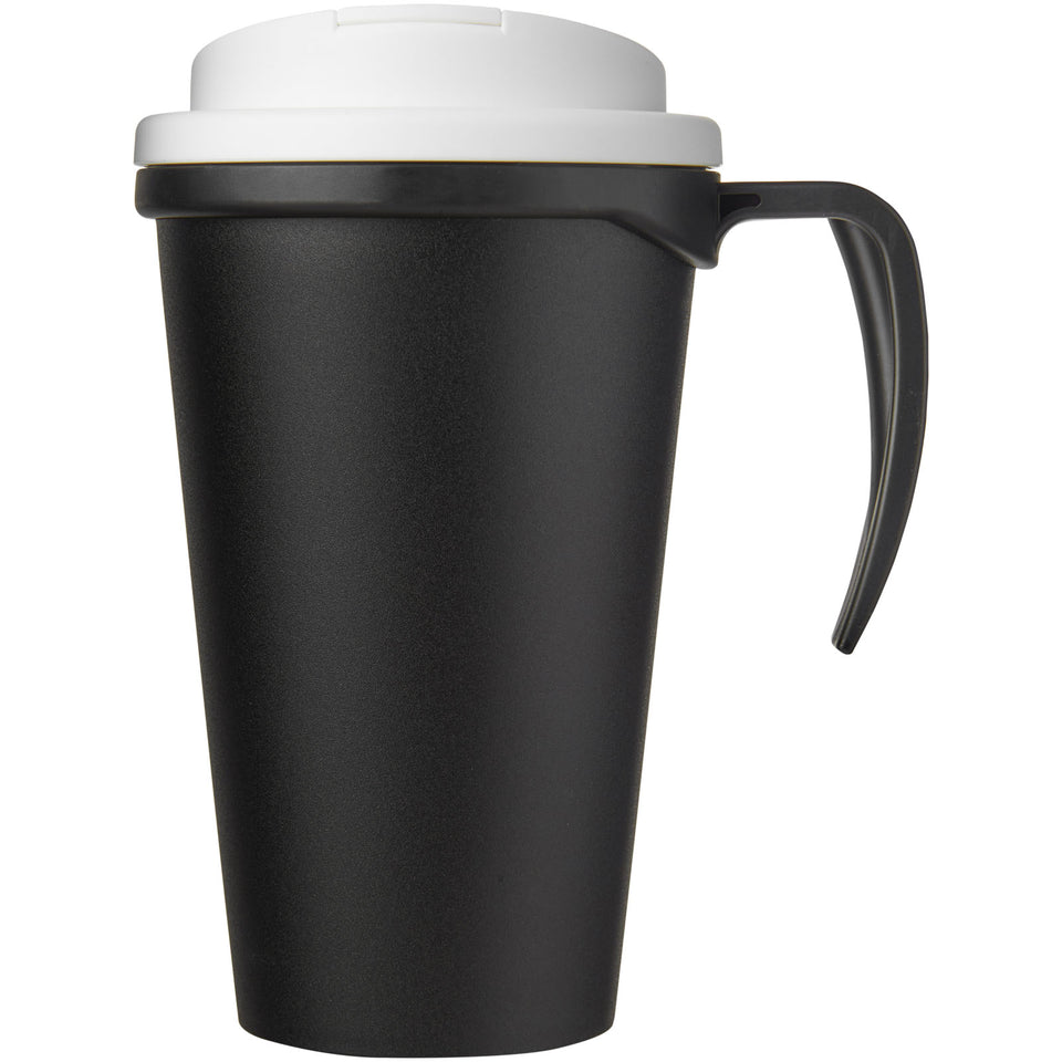 Tazza termica Americano® Grande da 350 ml con coperchio ermetico personalizzato con logo - Pubblienne