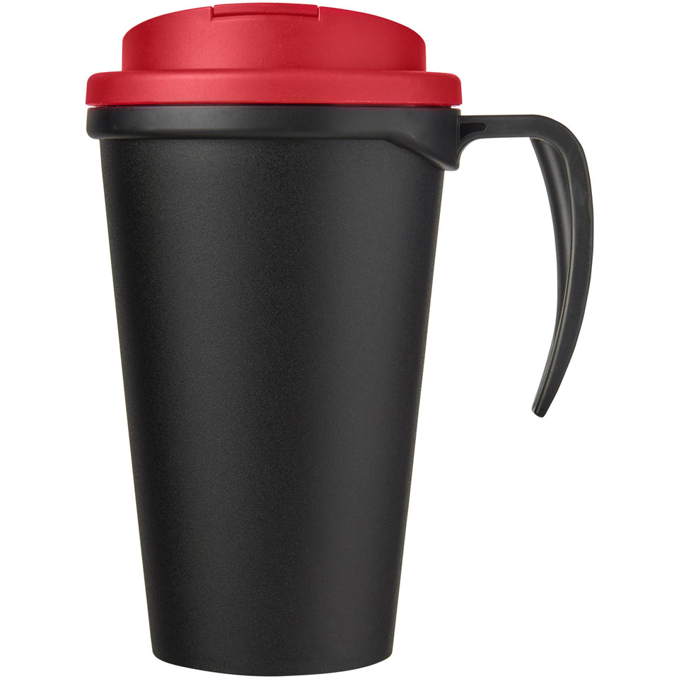 Tazza termica Americano® Grande da 350 ml con coperchio ermetico personalizzato con logo - Pubblienne