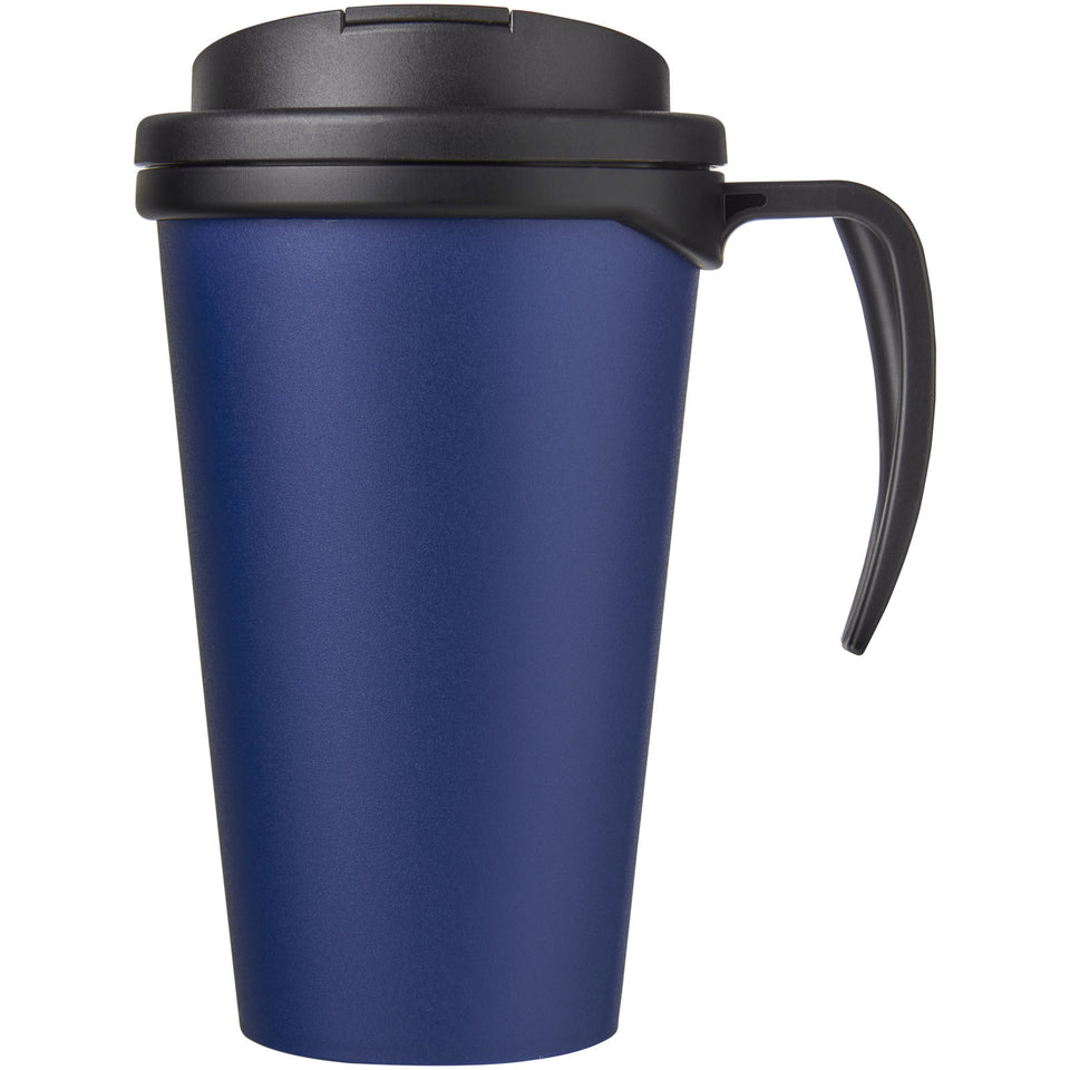 Tazza termica Americano® Grande da 350 ml con coperchio ermetico personalizzato con logo - Pubblienne