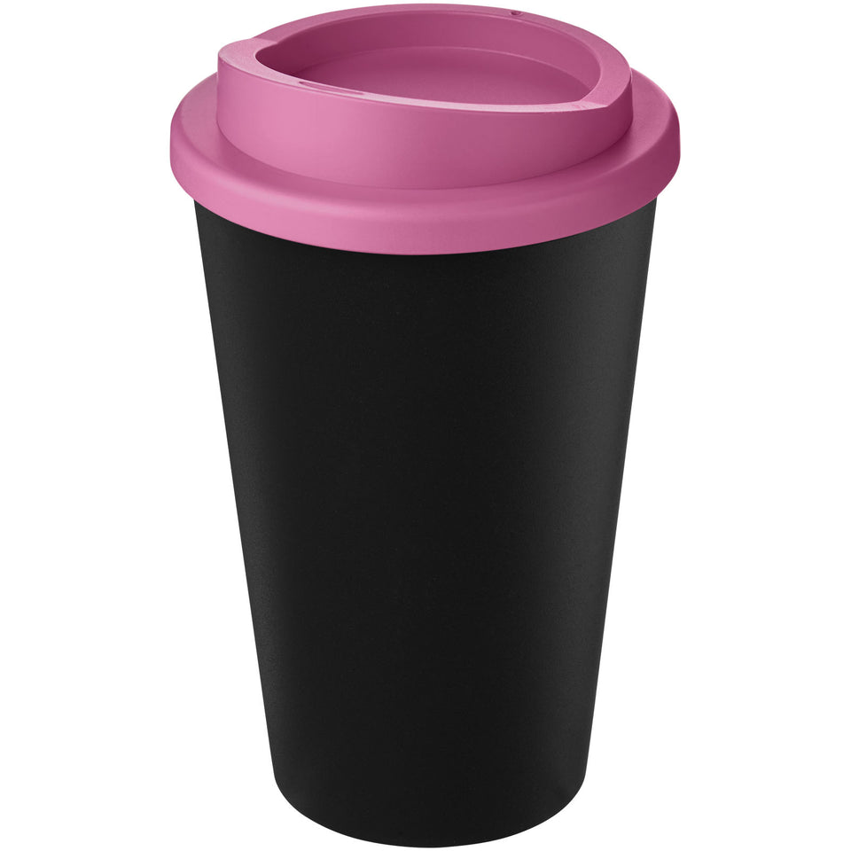 Tazza termica Americano® Eco da 350 ml in plastica riciclata personalizzato con logo - Pubblienne