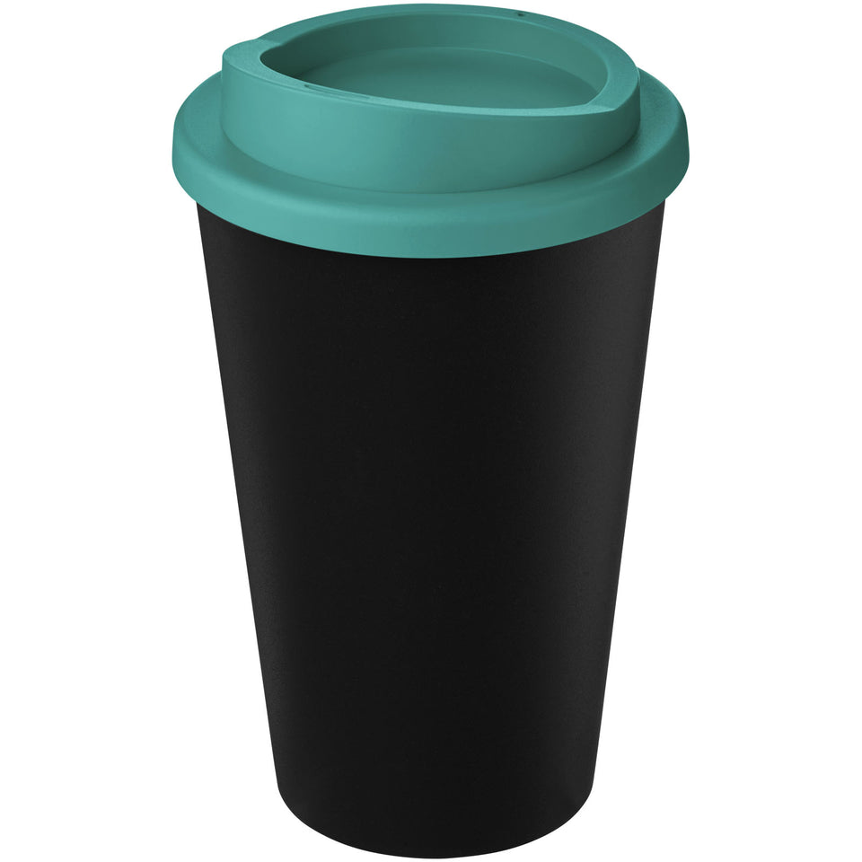 Tazza termica Americano® Eco da 350 ml in plastica riciclata personalizzato con logo - Pubblienne