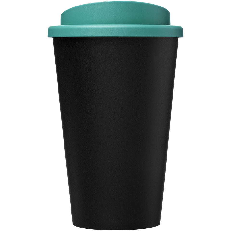 Tazza termica Americano® Eco da 350 ml in plastica riciclata personalizzato con logo - Pubblienne
