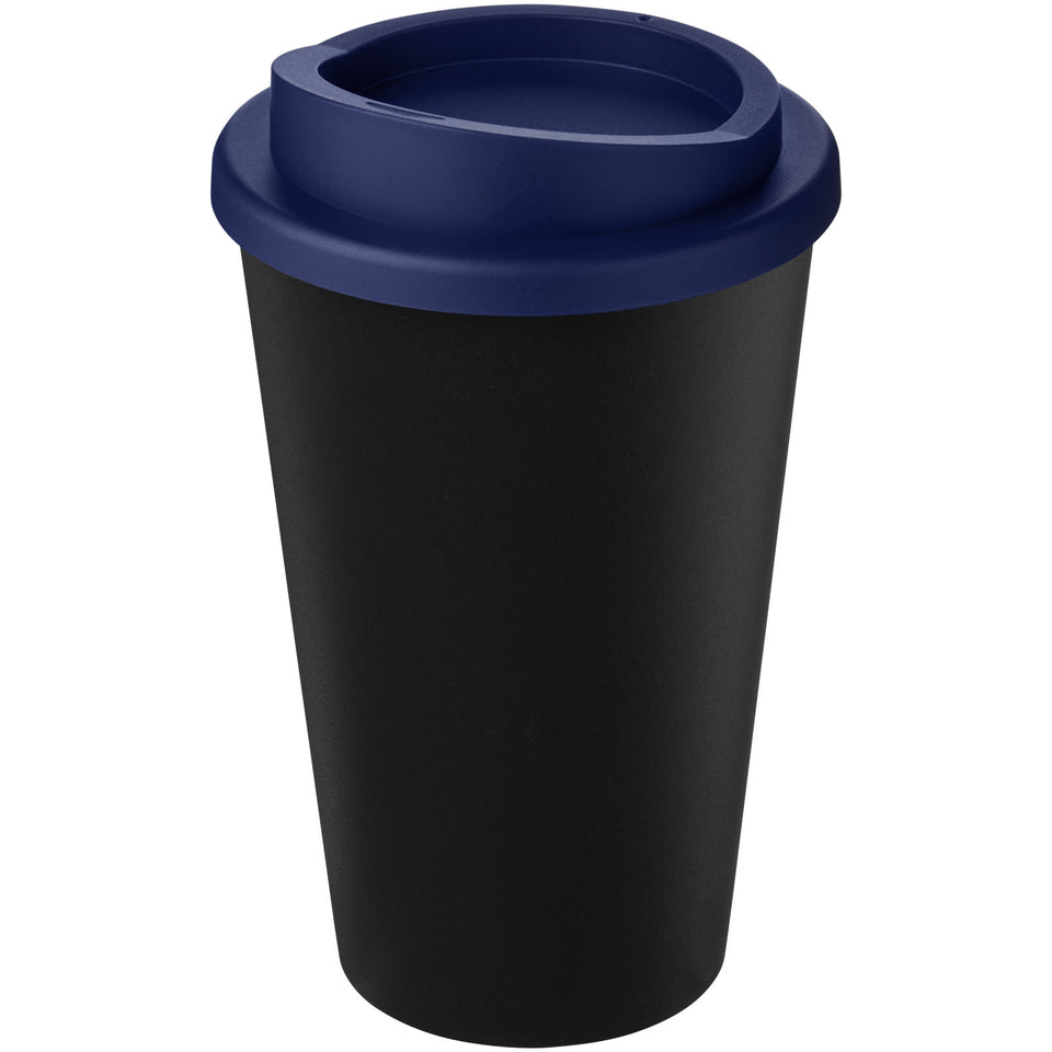 Tazza termica Americano® Eco da 350 ml in plastica riciclata personalizzato con logo - Pubblienne