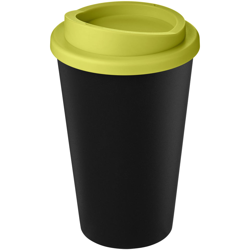 Tazza termica Americano® Eco da 350 ml in plastica riciclata personalizzato con logo - Pubblienne