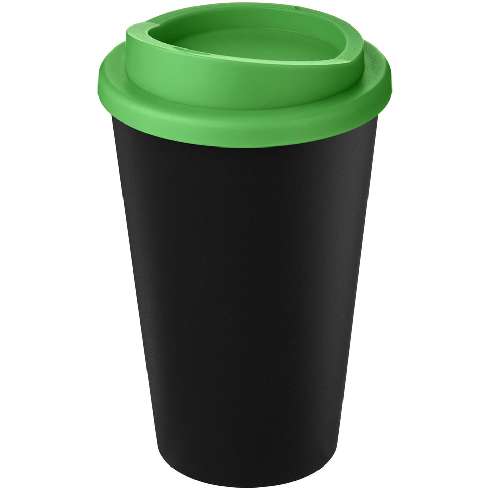 Tazza termica Americano® Eco da 350 ml in plastica riciclata personalizzato con logo - Pubblienne