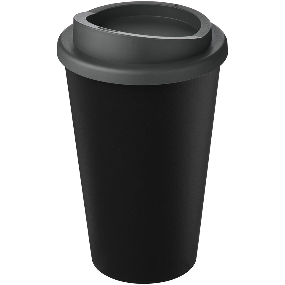 Tazza termica Americano® Eco da 350 ml in plastica riciclata personalizzato con logo - Pubblienne