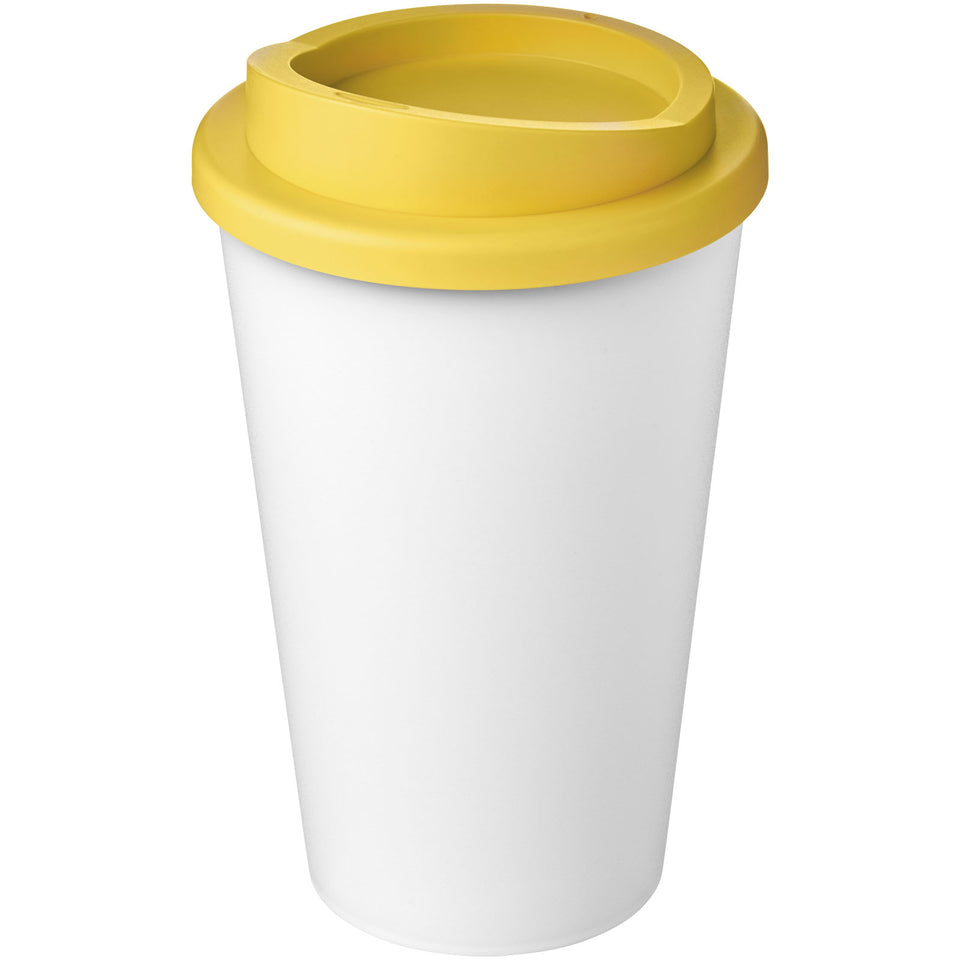 Tazza termica Americano® Eco da 350 ml in plastica riciclata personalizzato con logo - Pubblienne
