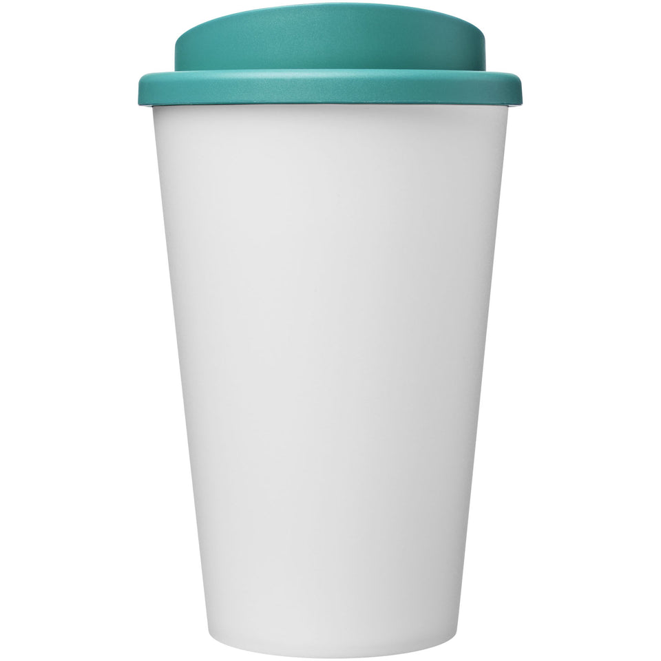 Tazza termica Americano® Eco da 350 ml in plastica riciclata personalizzato con logo - Pubblienne