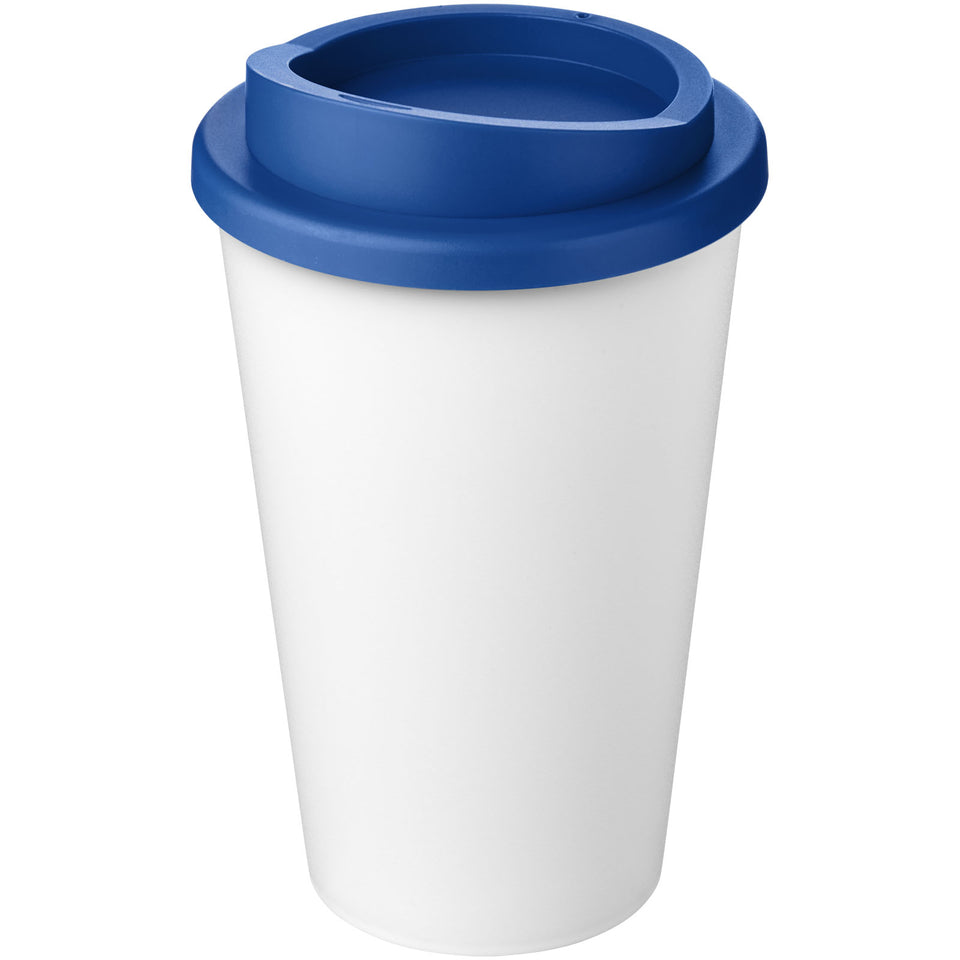 Tazza termica Americano® Eco da 350 ml in plastica riciclata personalizzato con logo - Pubblienne