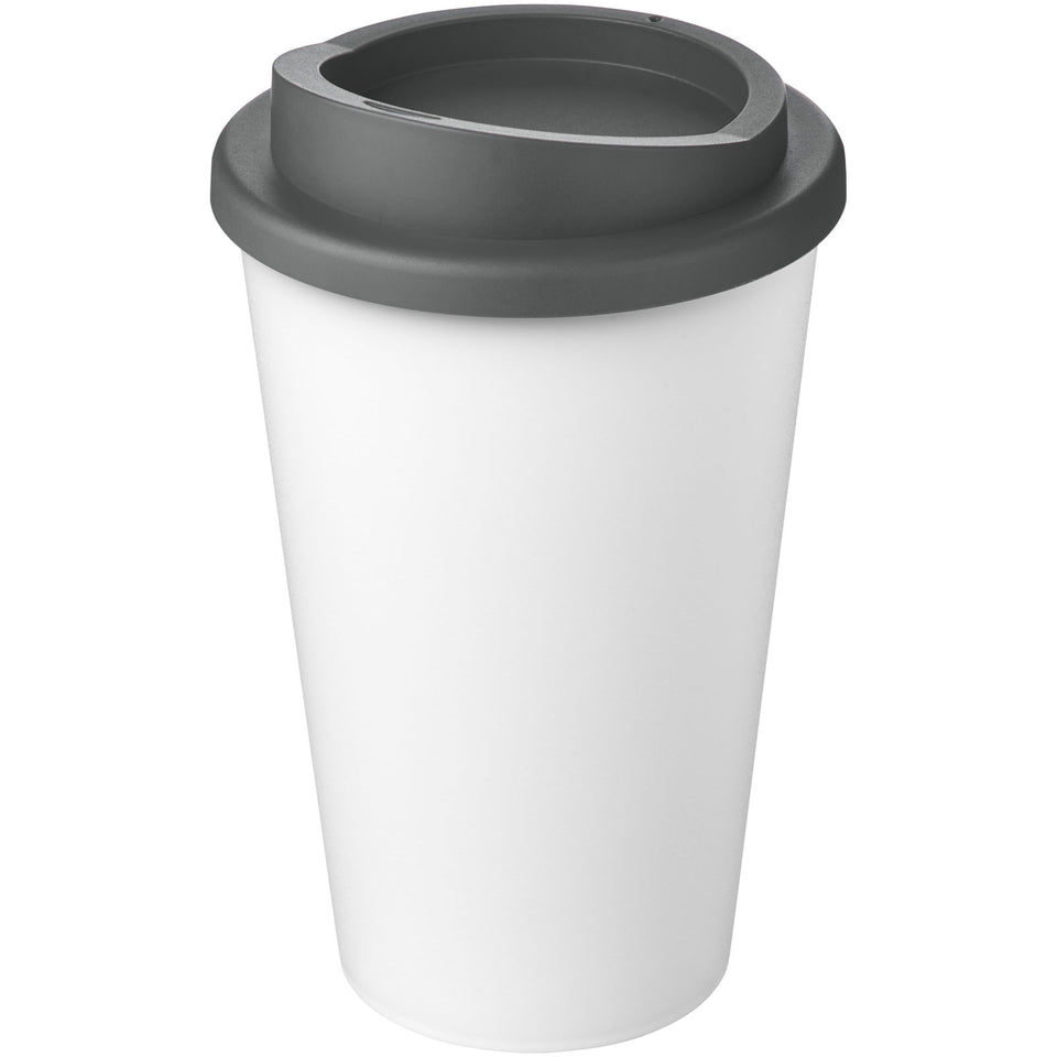 Tazza termica Americano® Eco da 350 ml in plastica riciclata personalizzato con logo - Pubblienne