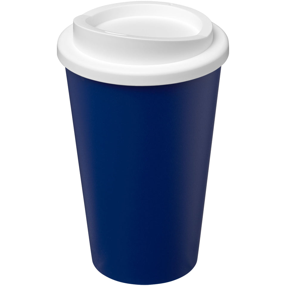 Tazza termica Americano® Eco da 350 ml in plastica riciclata personalizzato con logo - Pubblienne