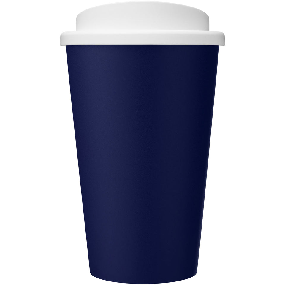 Tazza termica Americano® Eco da 350 ml in plastica riciclata personalizzato con logo - Pubblienne