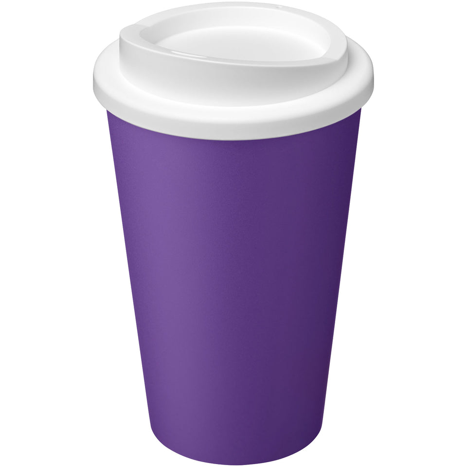 Tazza termica Americano® Eco da 350 ml in plastica riciclata personalizzato con logo - Pubblienne
