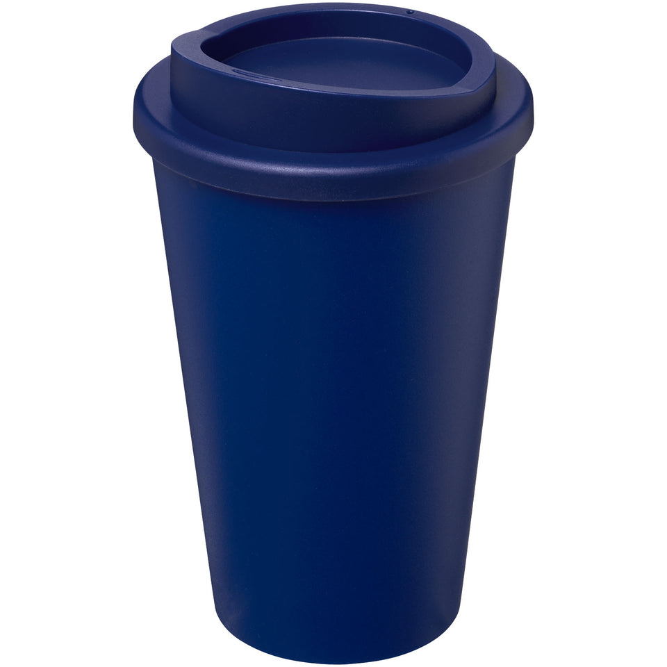 Tazza termica Americano® Eco da 350 ml in plastica riciclata personalizzato con logo - Pubblienne