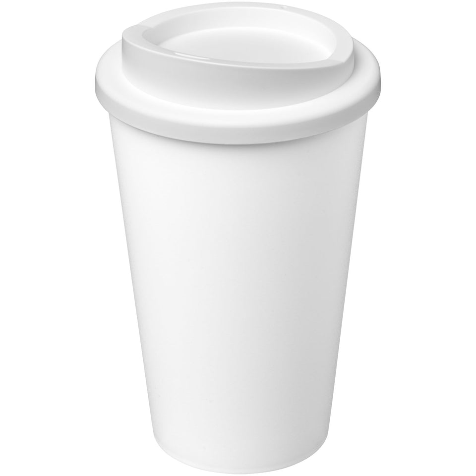 Tazza termica Americano® Eco da 350 ml in plastica riciclata personalizzato con logo - Pubblienne